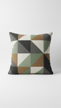 Geometric Cotton-Linen Accent Cushion