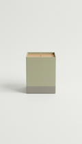 Cedar Beige Scented Candle in Minimalist Box